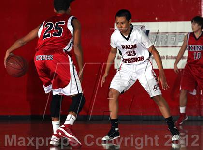 Thumbnail 3 in King [Dr. Martin Luther] vs Palm Springs (MaxPreps Holiday Classic) photogallery.