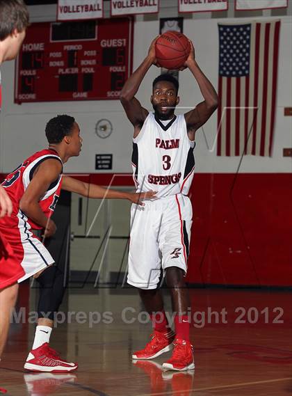 Thumbnail 2 in King [Dr. Martin Luther] vs Palm Springs (MaxPreps Holiday Classic) photogallery.