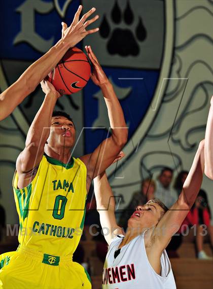 Thumbnail 3 in American Fork vs. Tampa Catholic (MaxPreps Holiday Classic) photogallery.