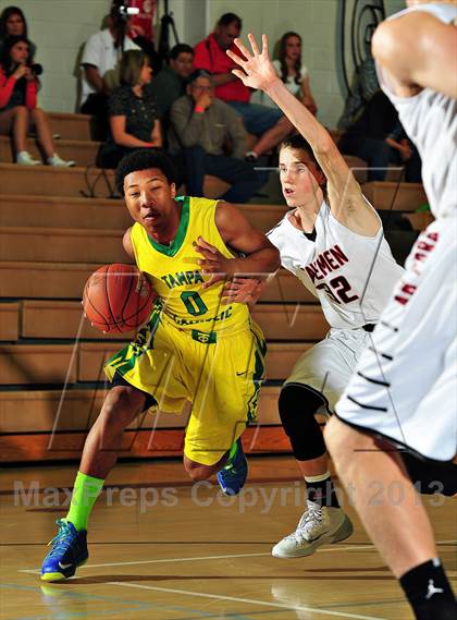 Thumbnail 1 in American Fork vs. Tampa Catholic (MaxPreps Holiday Classic) photogallery.