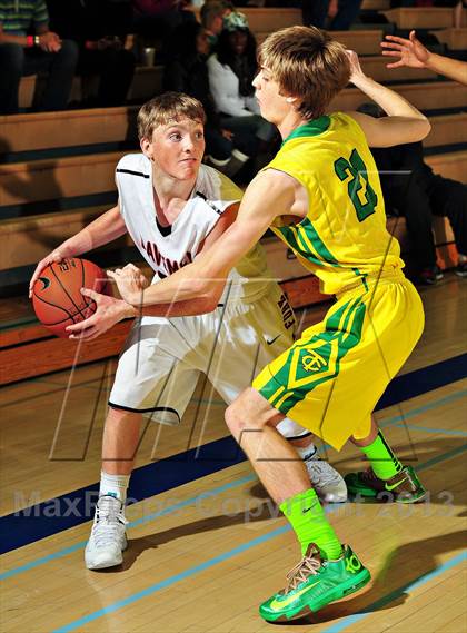 Thumbnail 1 in American Fork vs. Tampa Catholic (MaxPreps Holiday Classic) photogallery.