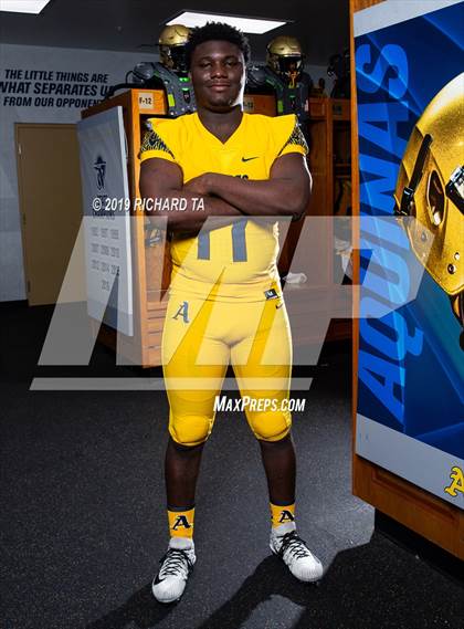 Thumbnail 2 in St. Thomas Aquinas (Preseason Photo Shoot) photogallery.