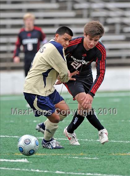 Thumbnail 3 in Coppell vs Akins (Garland ISD Tournament) photogallery.