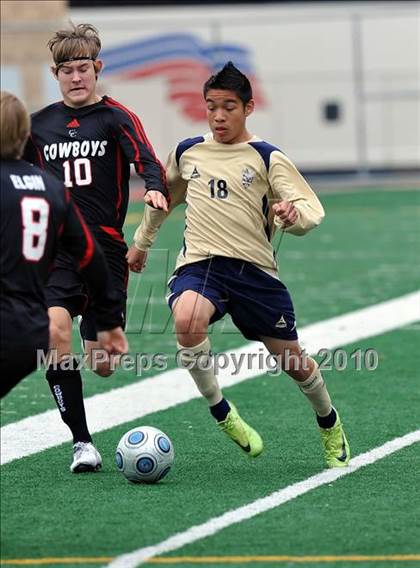 Thumbnail 2 in Coppell vs Akins (Garland ISD Tournament) photogallery.