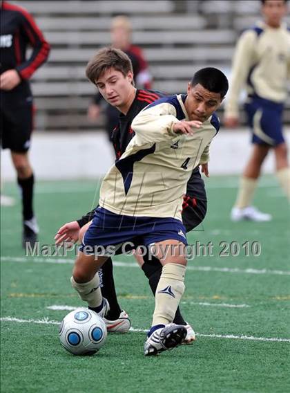 Thumbnail 3 in Coppell vs Akins (Garland ISD Tournament) photogallery.