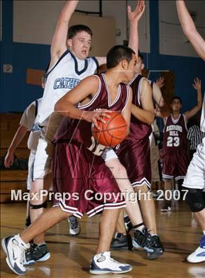 Thumbnail 1 in Cathedral Prep vs Richmond Hill (2nd Annual Queens Jam Christmas Classic) photogallery.