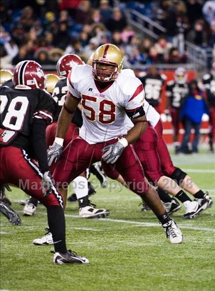 Thumbnail 1 in Brockton vs. Boston College (MIAA Division I East Final) photogallery.