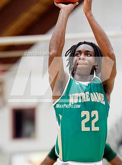Thumbnail 1 in Notre Dame vs. Northwest Catholic (CIAC Division I Semifinal) photogallery.