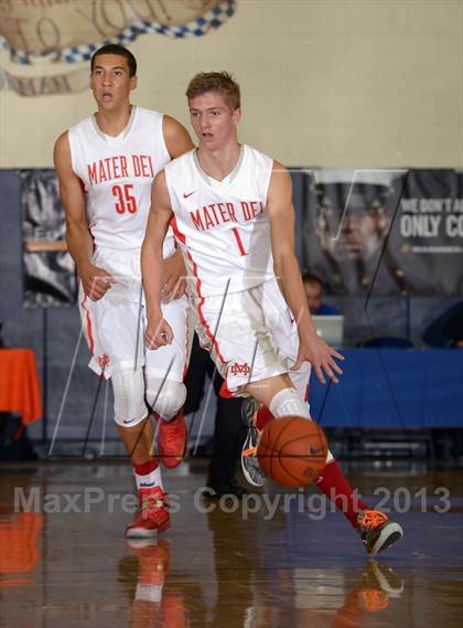 Thumbnail 1 in Mater Dei vs. Foothills Christian (Tarkanian Classic} photogallery.