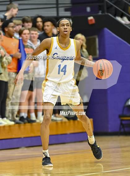 Thumbnail 1 in Greenfield-Central @ Muncie Central (IHSAA 4A Section 9 Semifinal)  photogallery.