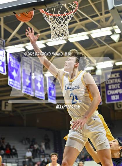 Thumbnail 1 in Greenfield-Central @ Muncie Central (IHSAA 4A Section 9 Semifinal)  photogallery.