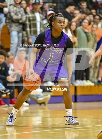 Thumbnail 2 in Greenfield-Central @ Muncie Central (IHSAA 4A Section 9 Semifinal)  photogallery.