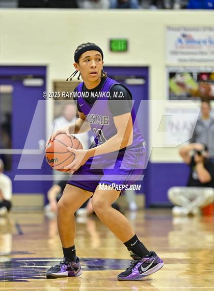Thumbnail 1 in Greenfield-Central @ Muncie Central (IHSAA 4A Section 9 Semifinal)  photogallery.