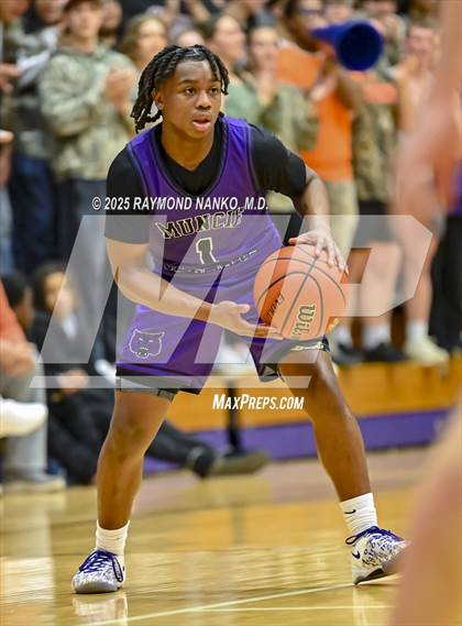 Thumbnail 2 in Greenfield-Central @ Muncie Central (IHSAA 4A Section 9 Semifinal)  photogallery.