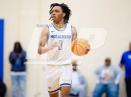 Thumbnail 1 in Wheeler vs McEachern (GHSA 7A Elite 8 Playoff) photogallery.