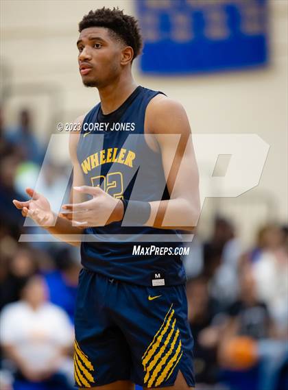 Thumbnail 2 in Wheeler vs McEachern (GHSA 7A Elite 8 Playoff) photogallery.