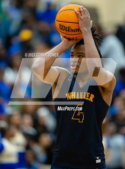Thumbnail 3 in Wheeler vs McEachern (GHSA 7A Elite 8 Playoff) photogallery.