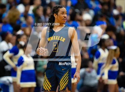 Thumbnail 1 in Wheeler vs McEachern (GHSA 7A Elite 8 Playoff) photogallery.