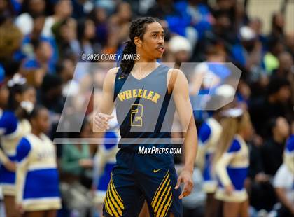Thumbnail 3 in Wheeler vs McEachern (GHSA 7A Elite 8 Playoff) photogallery.