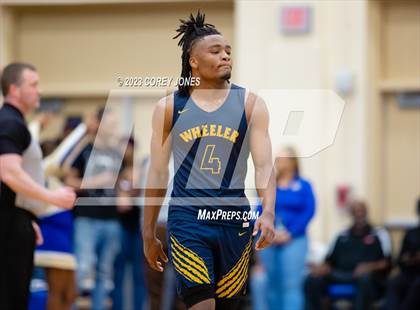 Thumbnail 3 in Wheeler vs McEachern (GHSA 7A Elite 8 Playoff) photogallery.