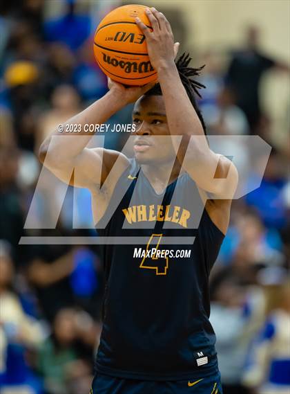 Thumbnail 2 in Wheeler vs McEachern (GHSA 7A Elite 8 Playoff) photogallery.