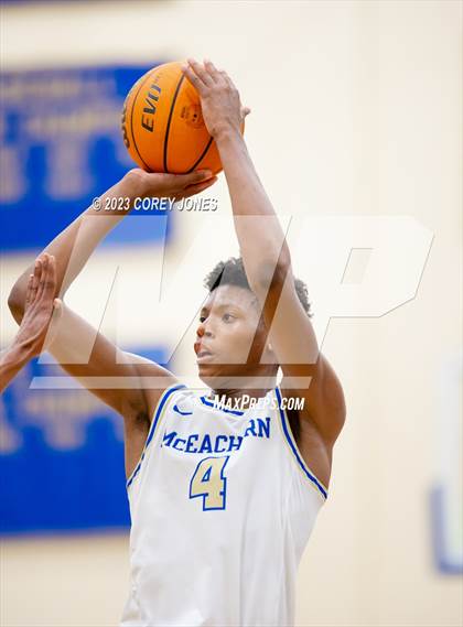 Thumbnail 3 in Wheeler vs McEachern (GHSA 7A Elite 8 Playoff) photogallery.