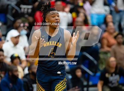 Thumbnail 3 in Wheeler vs McEachern (GHSA 7A Elite 8 Playoff) photogallery.