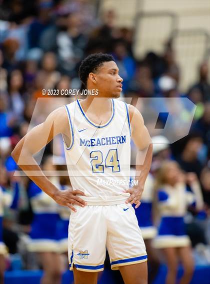 Thumbnail 3 in Wheeler vs McEachern (GHSA 7A Elite 8 Playoff) photogallery.