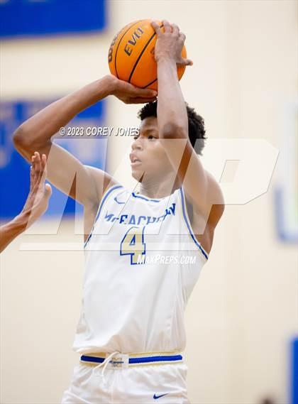 Thumbnail 2 in Wheeler vs McEachern (GHSA 7A Elite 8 Playoff) photogallery.