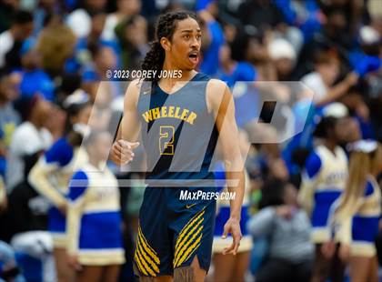 Thumbnail 2 in Wheeler vs McEachern (GHSA 7A Elite 8 Playoff) photogallery.