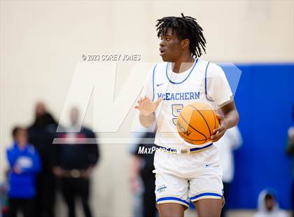 Thumbnail 3 in Wheeler vs McEachern (GHSA 7A Elite 8 Playoff) photogallery.