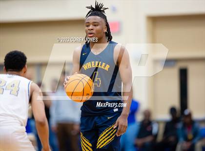 Thumbnail 3 in Wheeler vs McEachern (GHSA 7A Elite 8 Playoff) photogallery.