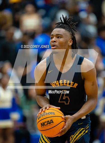 Thumbnail 3 in Wheeler vs McEachern (GHSA 7A Elite 8 Playoff) photogallery.