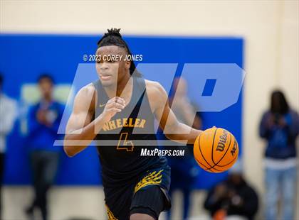 Thumbnail 3 in Wheeler vs McEachern (GHSA 7A Elite 8 Playoff) photogallery.