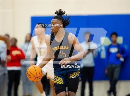 Thumbnail 3 in Wheeler vs McEachern (GHSA 7A Elite 8 Playoff) photogallery.