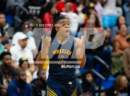 Thumbnail 2 in Wheeler vs McEachern (GHSA 7A Elite 8 Playoff) photogallery.