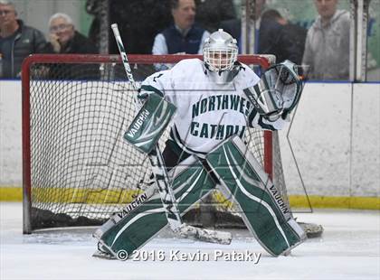 Thumbnail 3 in Hamden @ Northwest Catholic (CIAC D1 1st Round) photogallery.