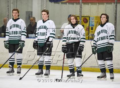 Thumbnail 3 in Hamden @ Northwest Catholic (CIAC D1 1st Round) photogallery.