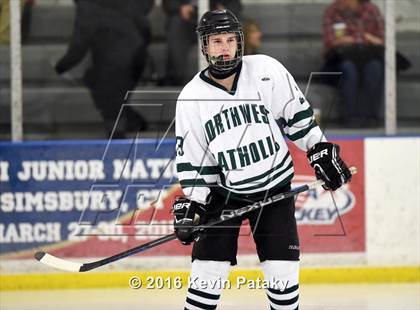 Thumbnail 2 in Hamden @ Northwest Catholic (CIAC D1 1st Round) photogallery.