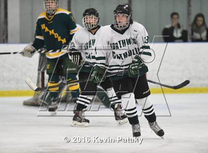 Thumbnail 3 in Hamden @ Northwest Catholic (CIAC D1 1st Round) photogallery.