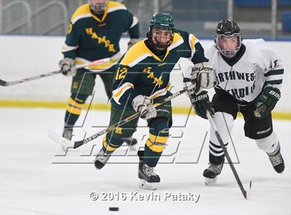 Thumbnail 3 in Hamden @ Northwest Catholic (CIAC D1 1st Round) photogallery.
