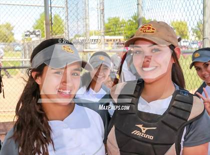 Thumbnail 2 in Combs vs. Salpointe Catholic (Chandler Prep Softball Classic)  photogallery.