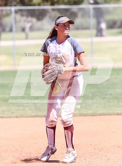 Thumbnail 3 in Combs vs. Salpointe Catholic (Chandler Prep Softball Classic)  photogallery.