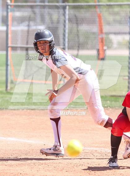 Thumbnail 3 in Combs vs. Salpointe Catholic (Chandler Prep Softball Classic)  photogallery.