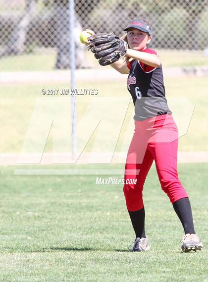 Thumbnail 3 in Combs vs. Salpointe Catholic (Chandler Prep Softball Classic)  photogallery.