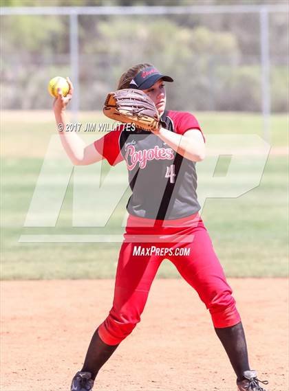 Thumbnail 2 in Combs vs. Salpointe Catholic (Chandler Prep Softball Classic)  photogallery.