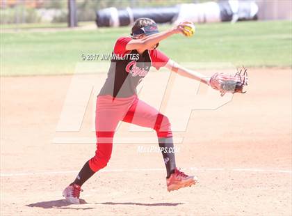 Thumbnail 1 in Combs vs. Salpointe Catholic (Chandler Prep Softball Classic)  photogallery.