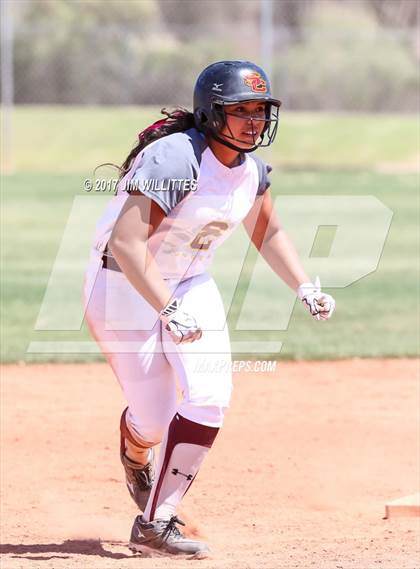 Thumbnail 3 in Combs vs. Salpointe Catholic (Chandler Prep Softball Classic)  photogallery.
