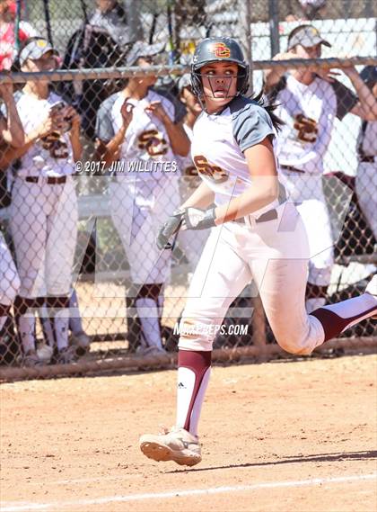 Thumbnail 3 in Combs vs. Salpointe Catholic (Chandler Prep Softball Classic)  photogallery.