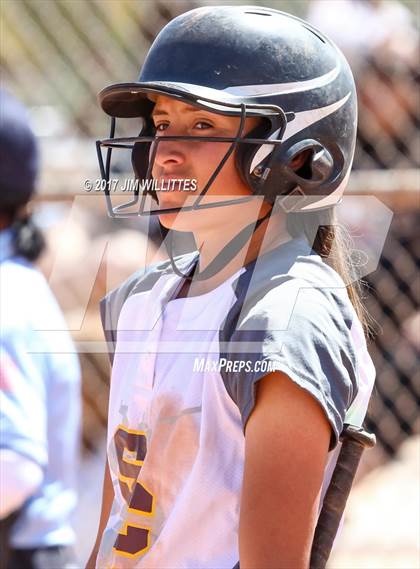 Thumbnail 3 in Combs vs. Salpointe Catholic (Chandler Prep Softball Classic)  photogallery.